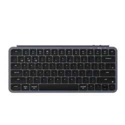 Keychron B1 Pro Ultra-Slim Wireless 75% Zmk Custom Keyboard For Win & Mac - Space Grey, Arabic